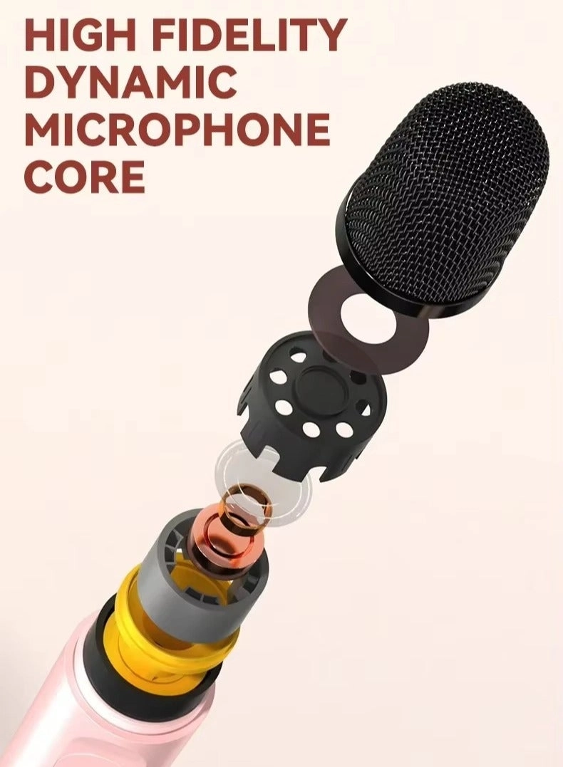 Karaoke Speaker with Mic - 2 UHF Wireless Microphones 15W Mono