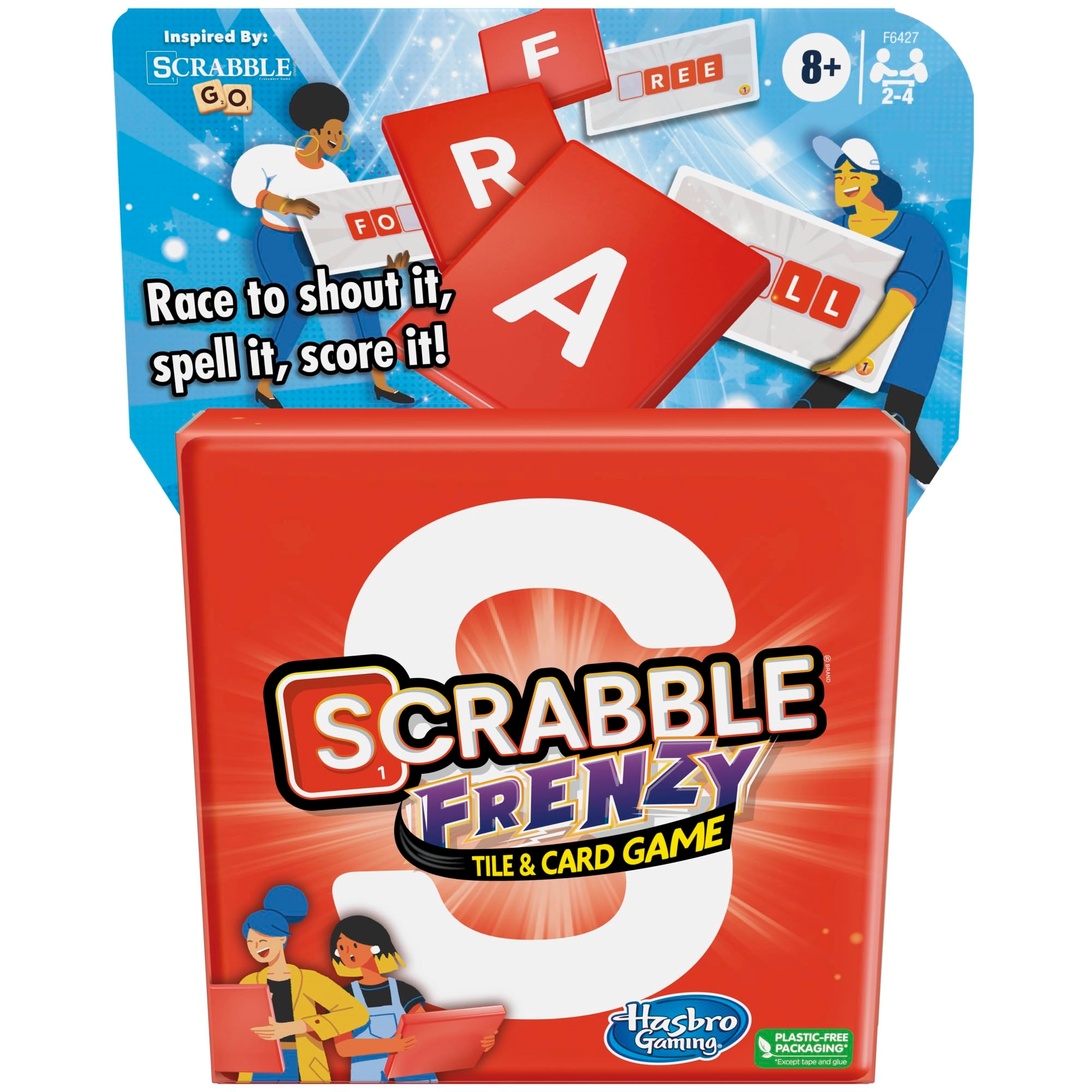 Hasbro Scrabble Frenzy - Tile and Card Game