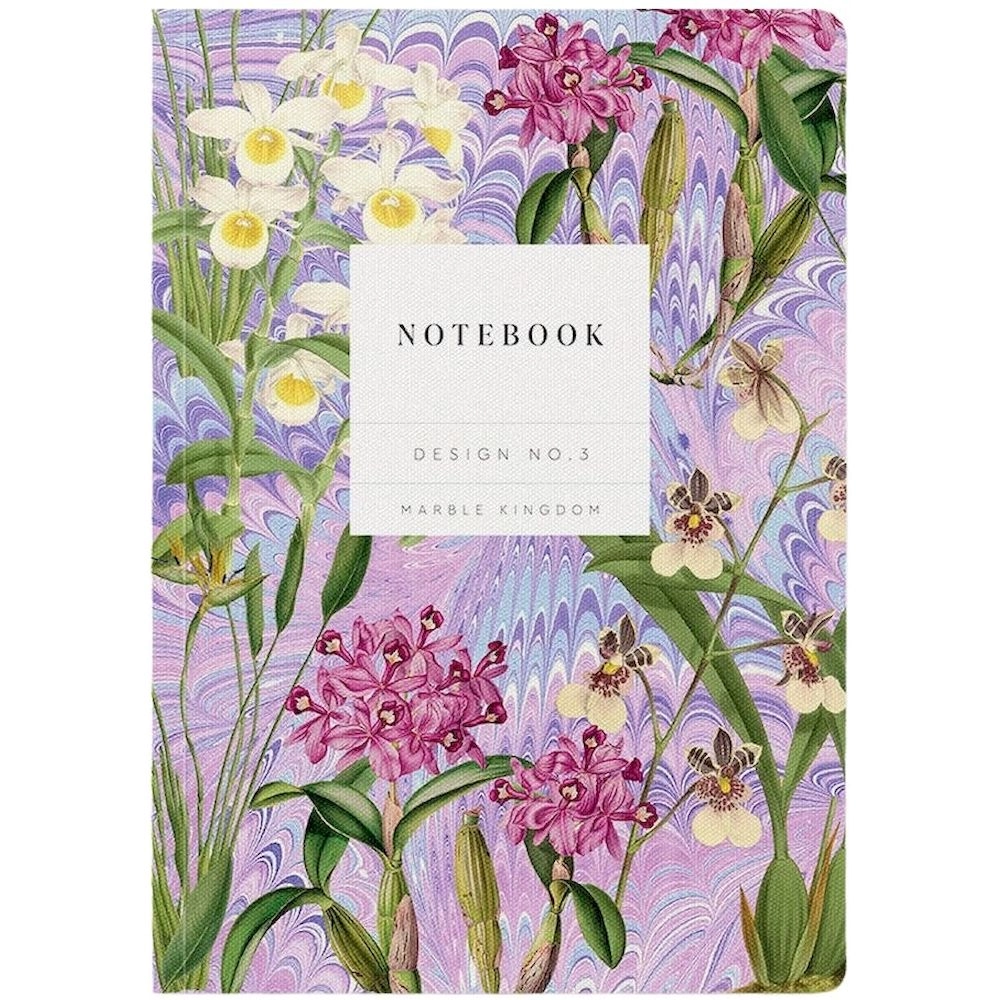 Ohh Deer Marble Orchids A5 Softcover - Blank 176 Pages