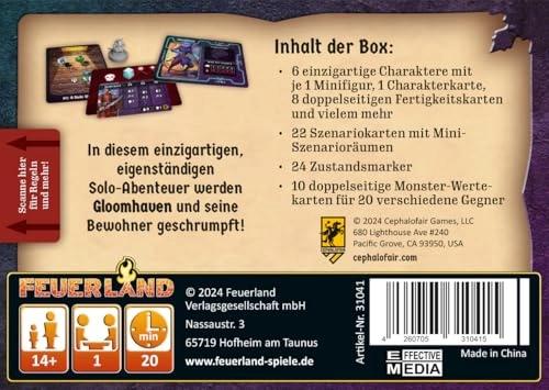 Gloomhaven Buttons & Crawlers: Mini - 1-Player Campaign (German)