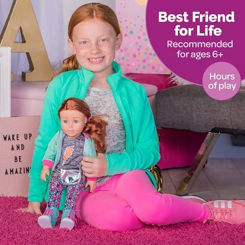 Sam Fashion Doll - 18” Poseable Limbs Rooted Hair