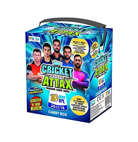India Cricket Attax Carry Box - 50pcs