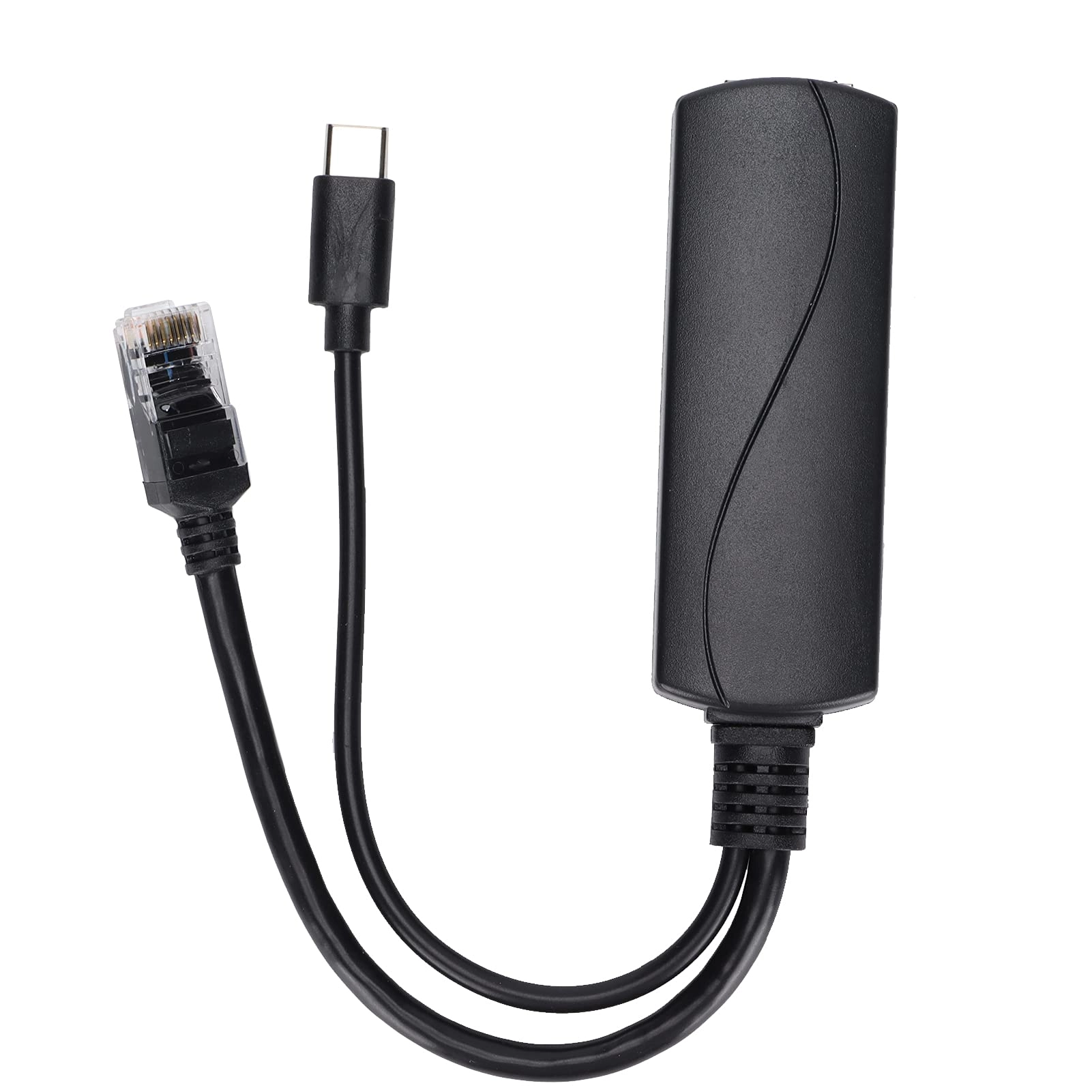 XRTLYH POE Splitter - DC37-57V One Output RJ45 Crystal Head IEEE 802.3 af 10/100M