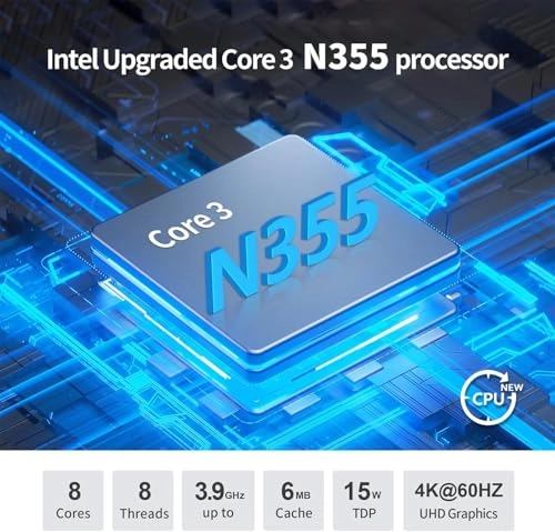 Aspire 15 - 15.6'' N355 8GB DDR5 628GB Storage