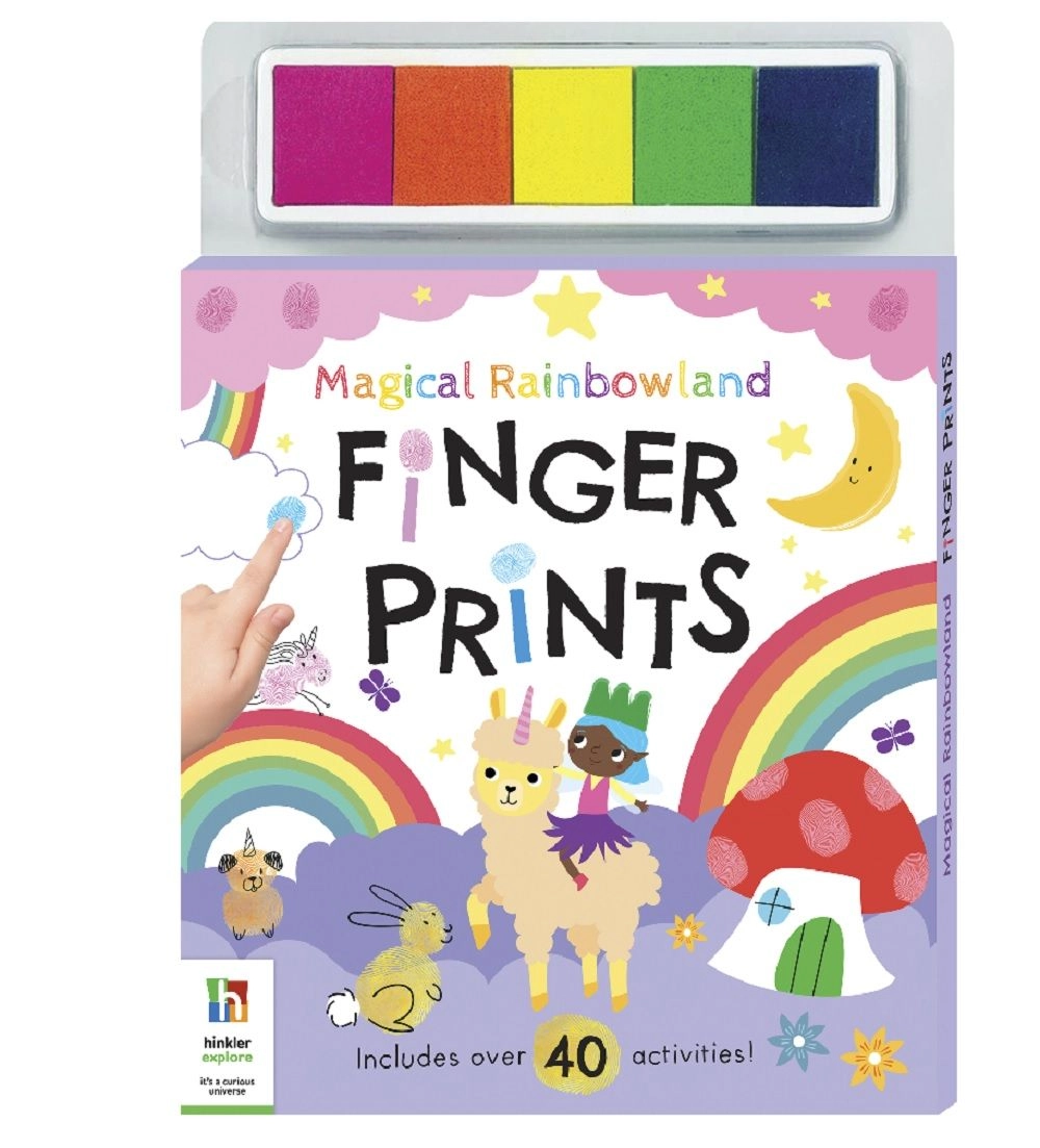 Hinkler Magical Rainbowland Finger Prints - 3+ years