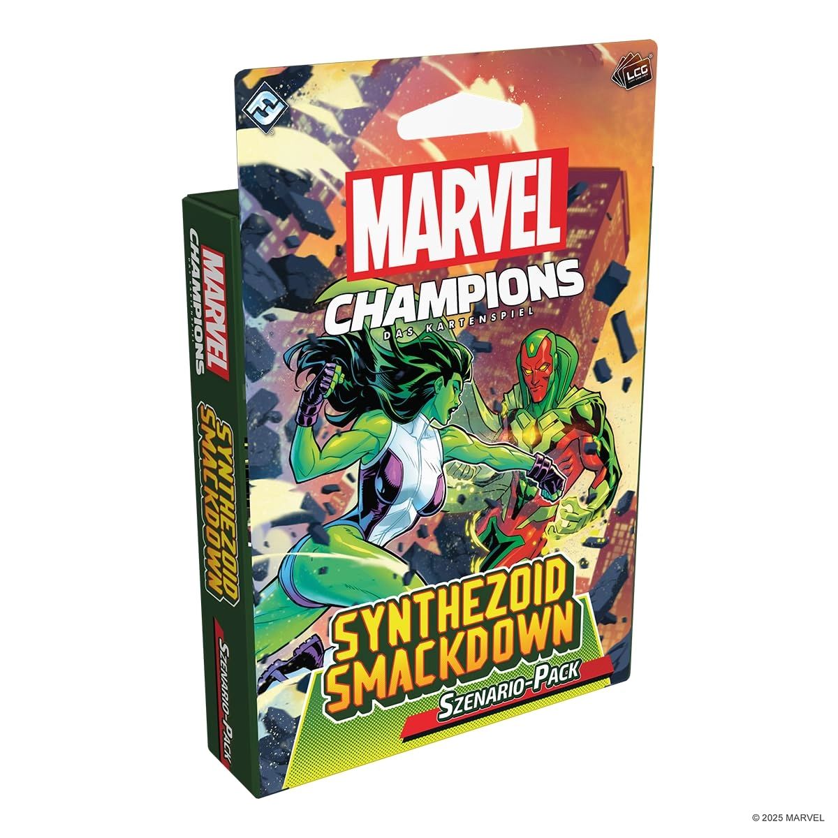 Asmodee Marvel Champions: Synthetic Smackdown - Card Game (German)