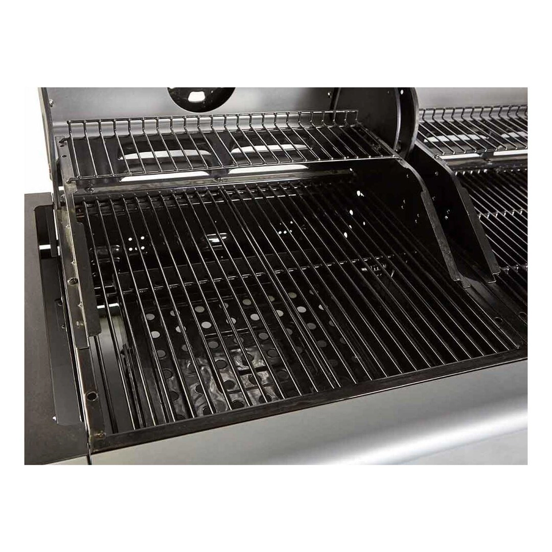 Dual Fuel Charcoal and Gas 4 Burner BBQ