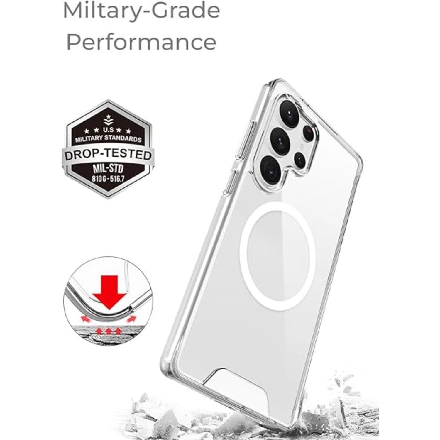 GMBMS25U Case Screen Protector for Samsung Galaxy S25 Ultra