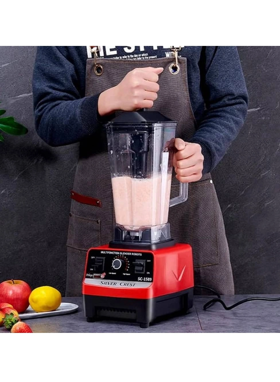 Commercial Grade Electric Mixer Blender - Heavy Duty 15 Timer Speed