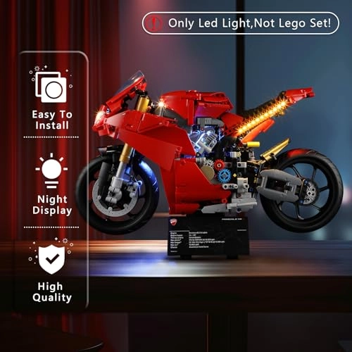 Light Kit for Lego 42202 Ducati Panigale V4 S Motorcycle - LED Lighting