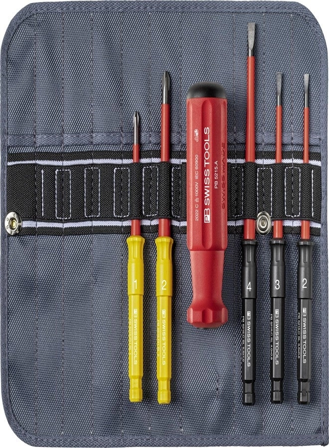 5216.SU Insulated Slotted and Phillips Screwdriver Set (6 Pcs)