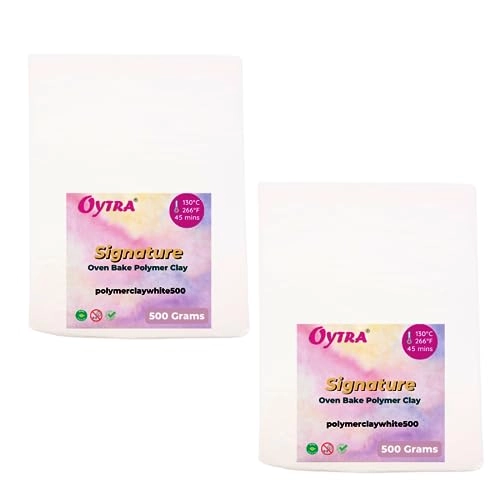 Oytra Signature Series Polymer Clay - PVC, Calcium Carbonate, Water, Paste, Acetyl Tributyl Citrate 1 Kg