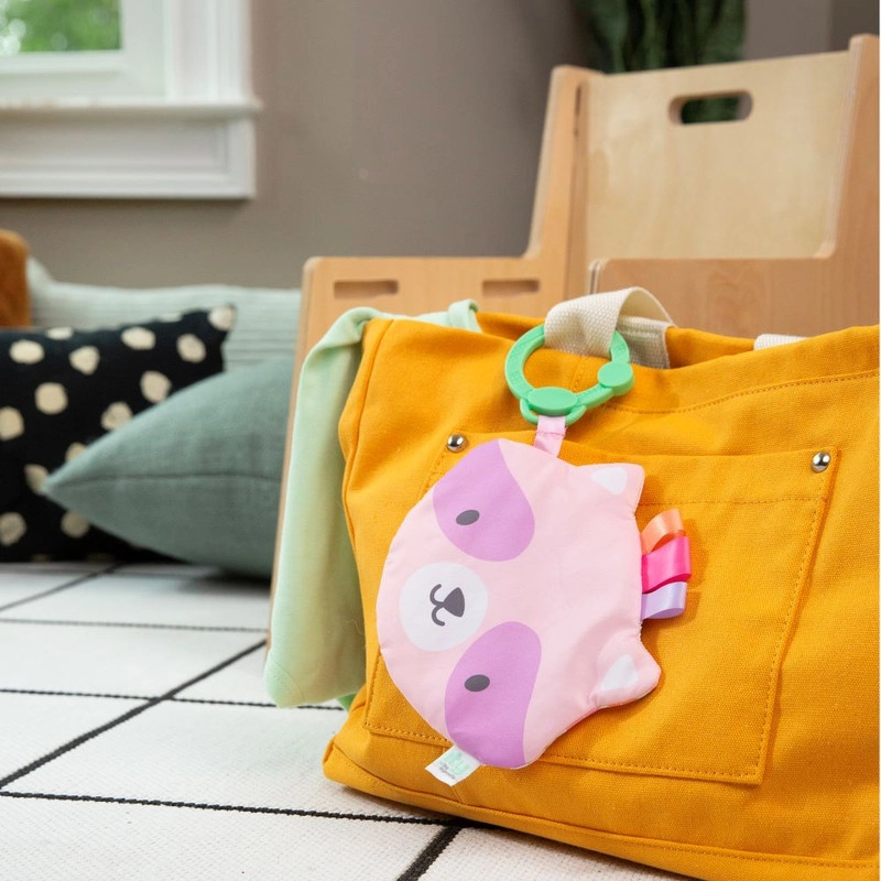 Raccoon Crinkle Toy - 0 month soft fabrics Deni