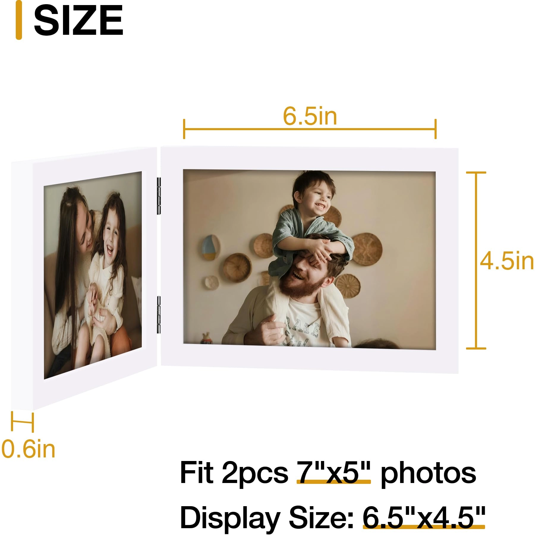 Double Picture Frame - 5x7 2