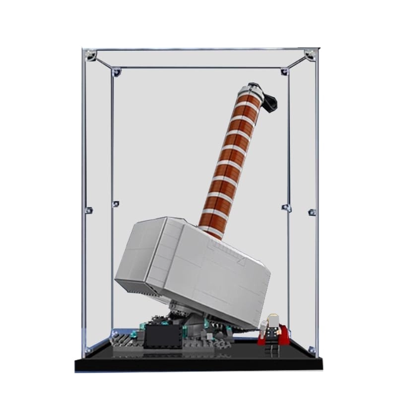 Clear Acrylic Display Case for Lego 76209 - 13.77x13.77x21.65in. Acrylic