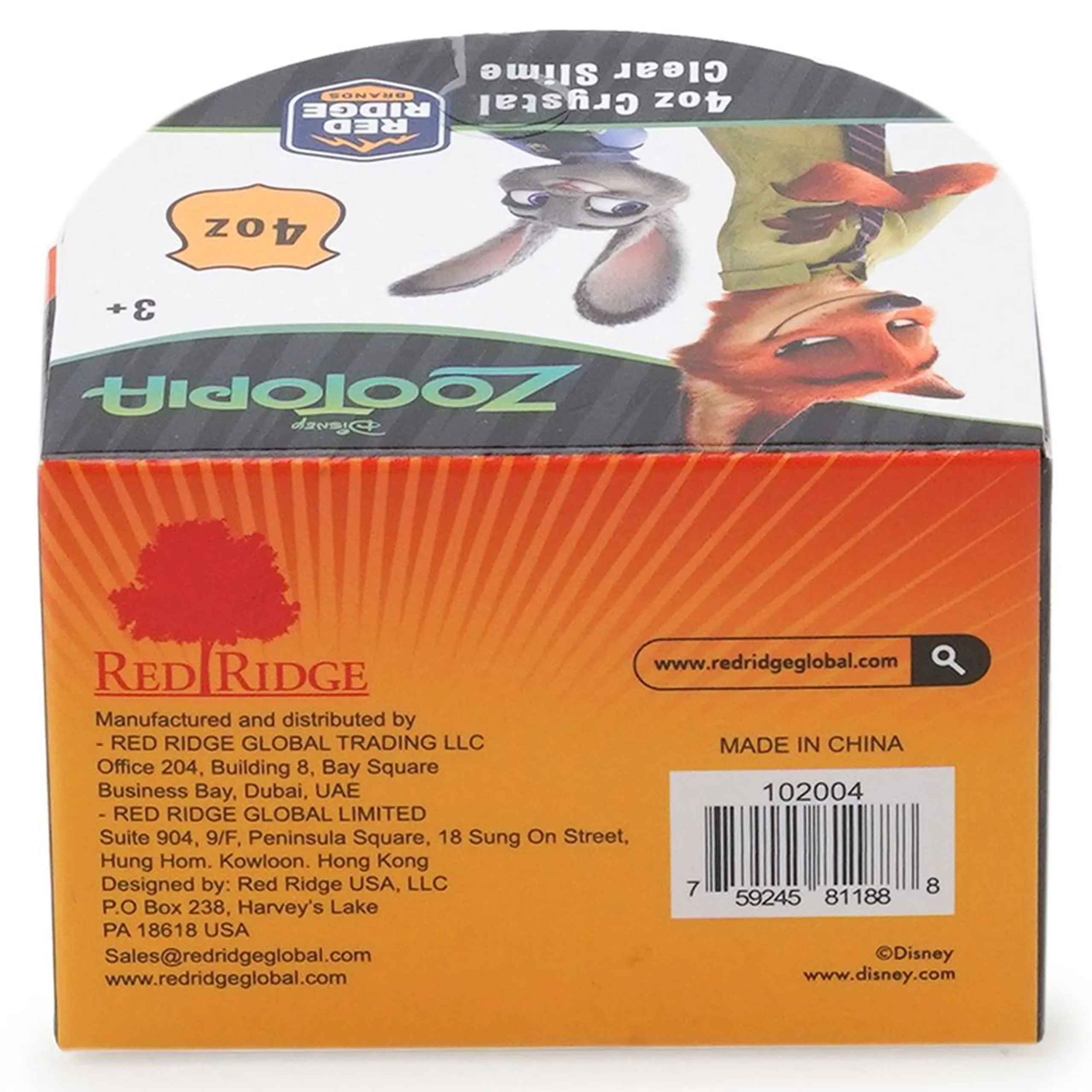 Zootopia Crystal Clear Slime - 3+ years