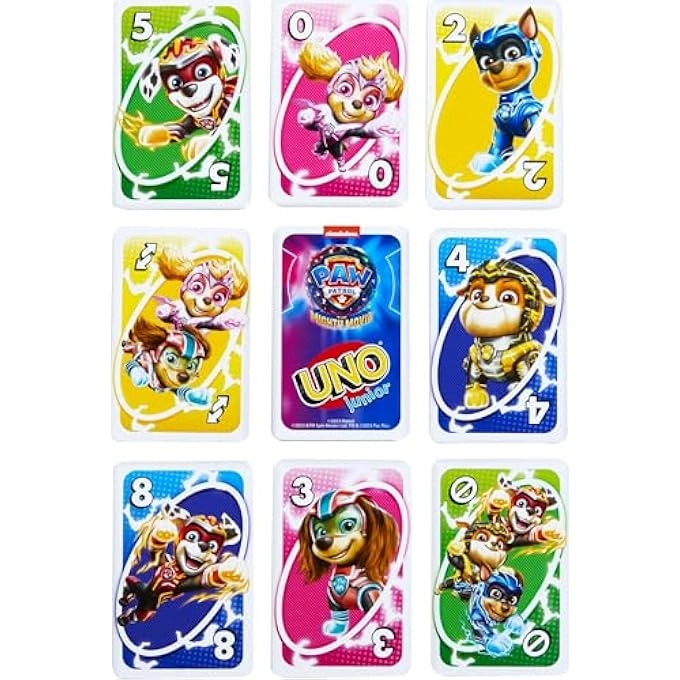 UNO JUNIOR PAW PATROL: THE MIGHTY MOVIE - Card Game