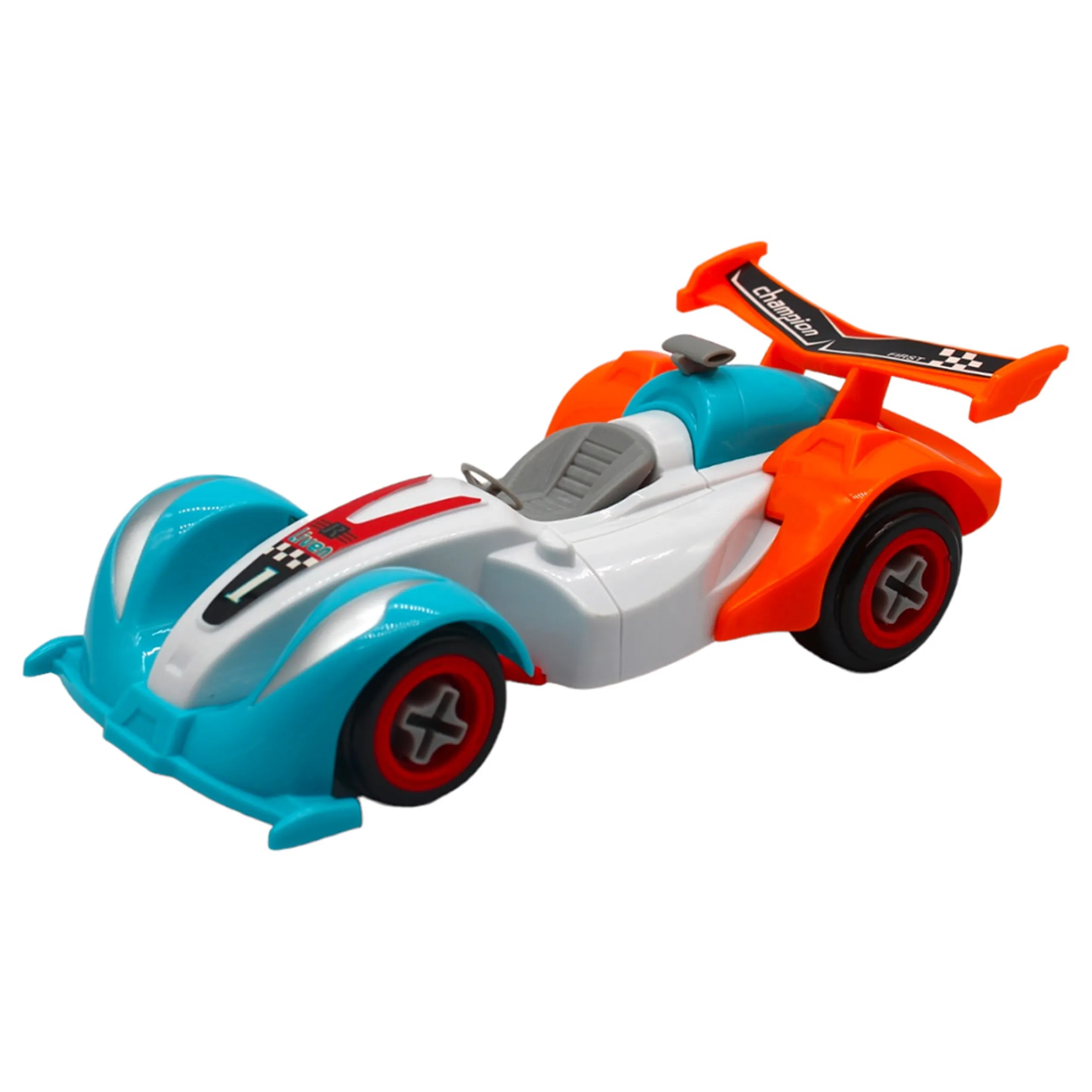 D-Power DIY Race Car - 1:32 + Truck + Guideposts