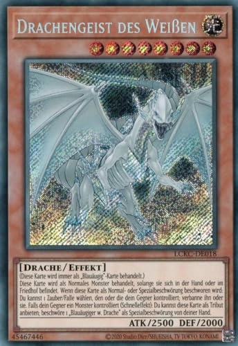 Yugioh Dragon Spirit of White LCKC-DE018 - German