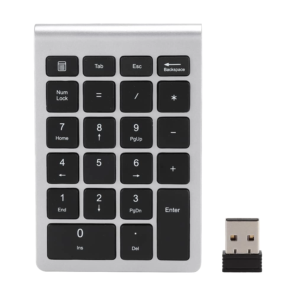 Wireless Numeric Keypad - 22 Keys 2.4G USB