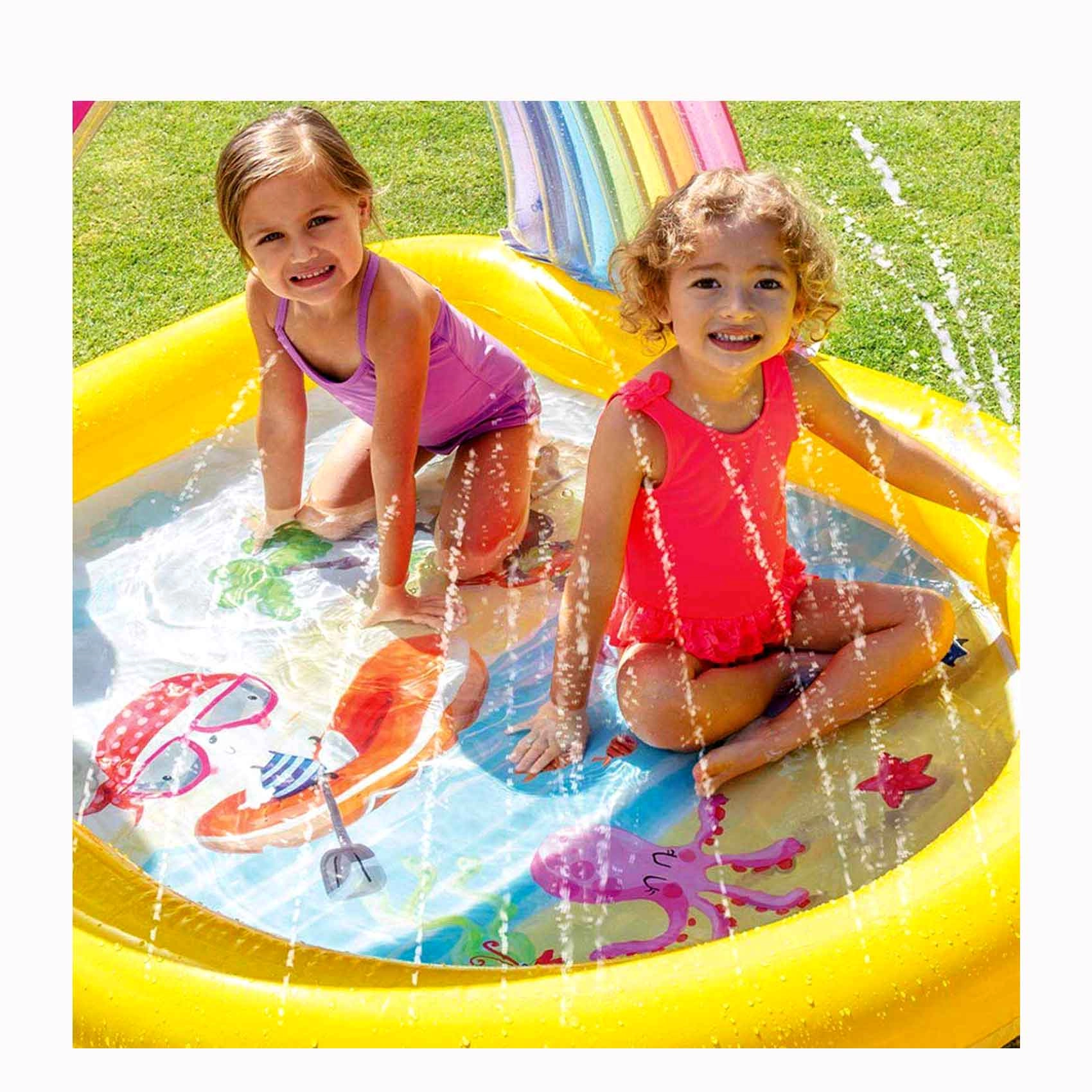 Rainbow Arch Inflatable Paddling Pool - 100.014L