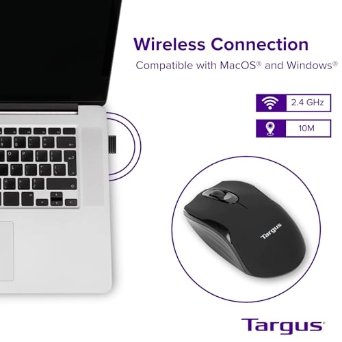 Wireless Ergonomic Mouse - USB