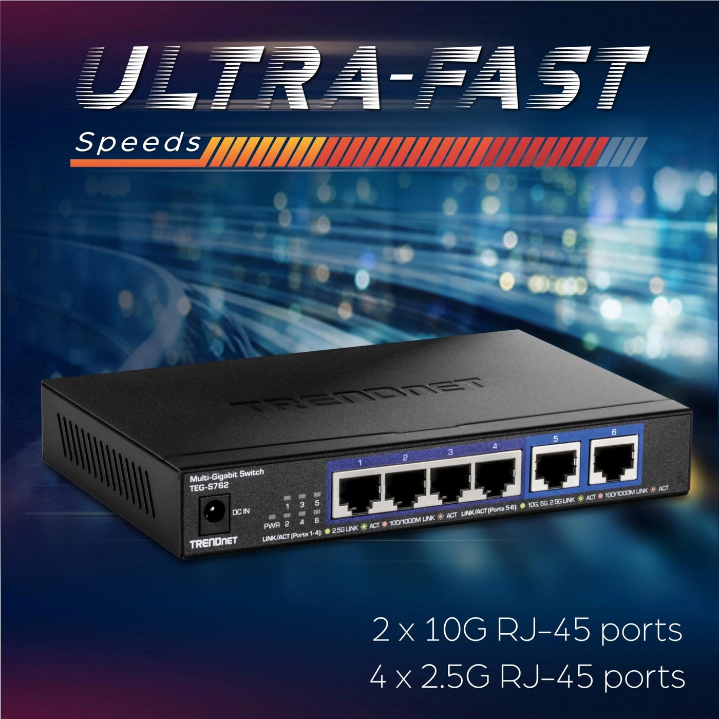 TEG-S762 6-Ports