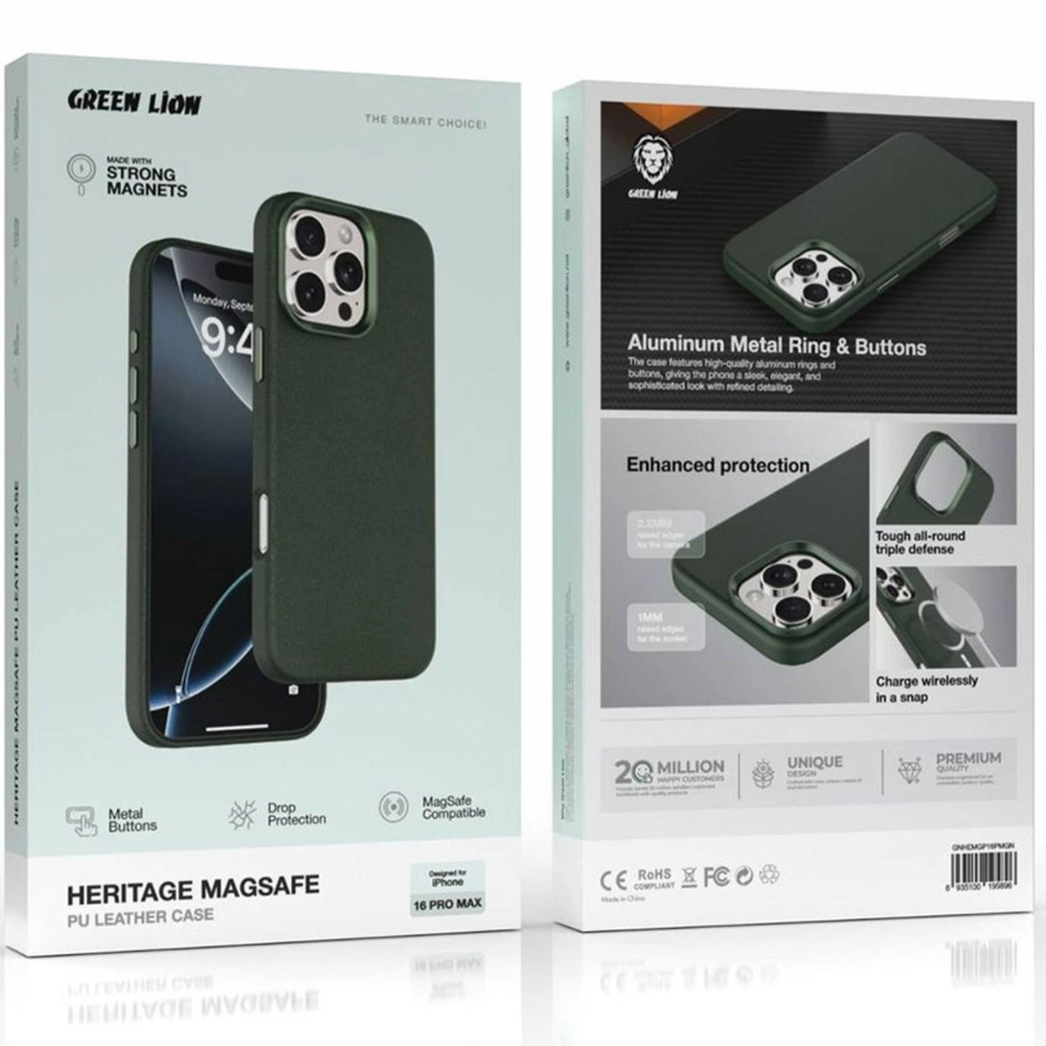 Heritage MagSafe Case - Leather for iPhone 16 Pro Max