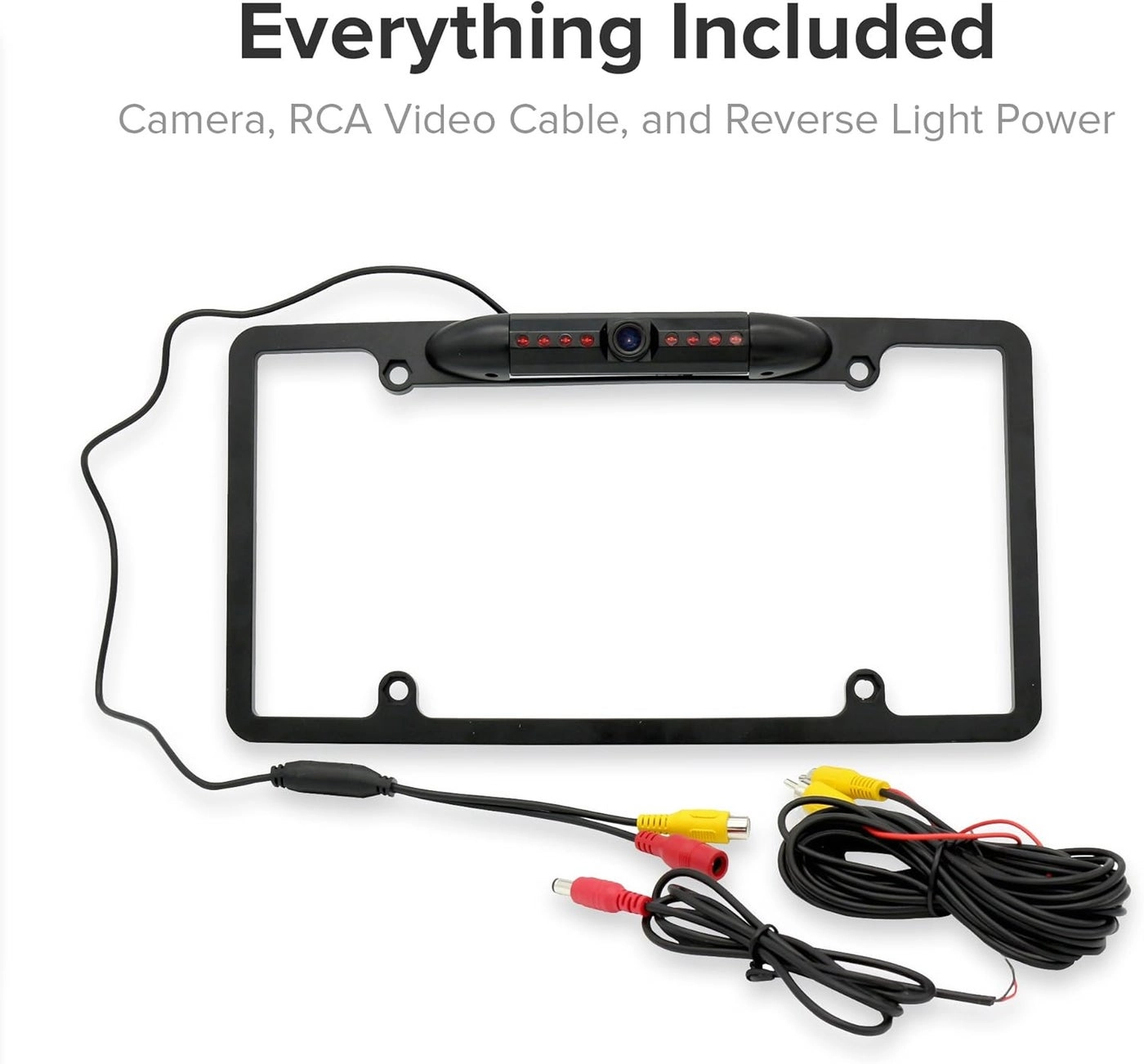 License Plate Frame Backup Camera - Night vision
