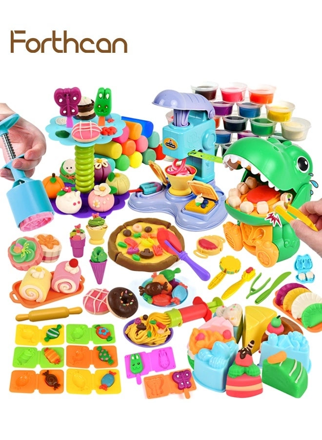 Forthcan Dough Play Set - 3+ years 104 pcs