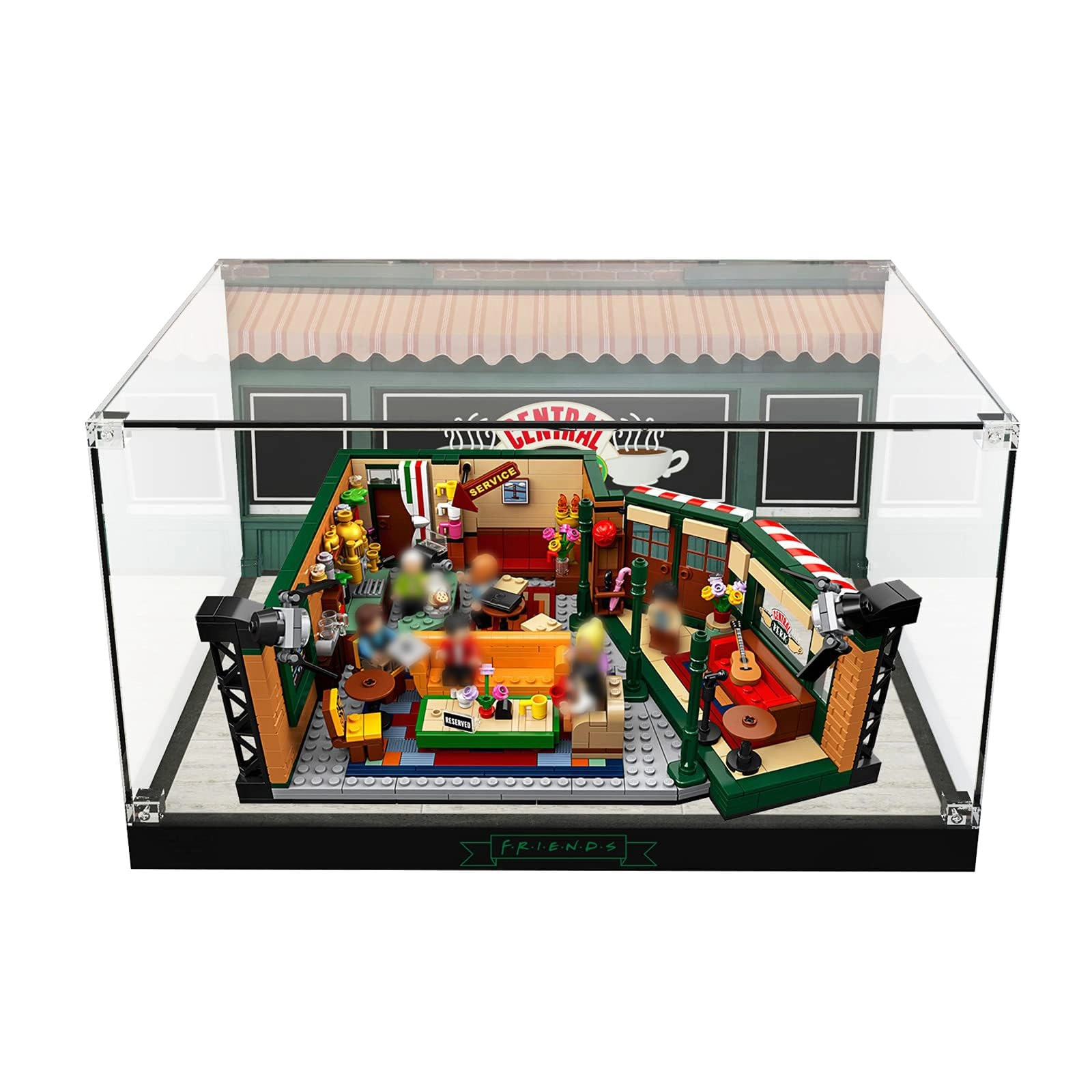 NAOCARD Acrylic Display Case - Lego Ideas 21319 Central Perk