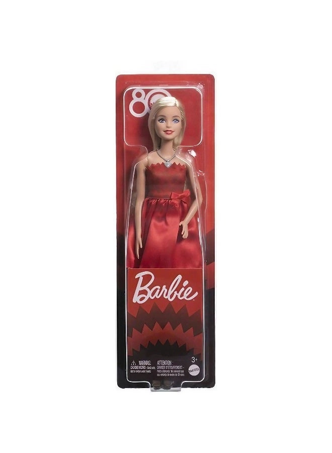 Barbie 80Th Anniversary - Ruby Red Collectible Ages 3+