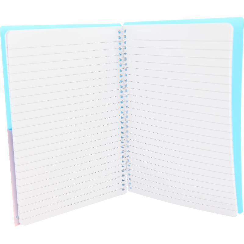 Notebook 19 X 26 cm Spiral - Grid 100 Sheets
