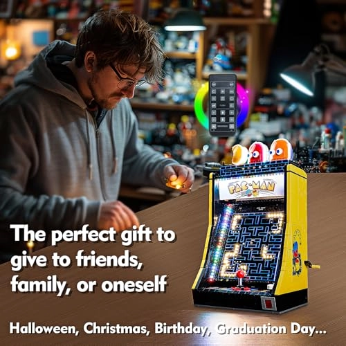 Light Kit Compatible with Lego PAC-Man Arcade 10323 - LED Music Version