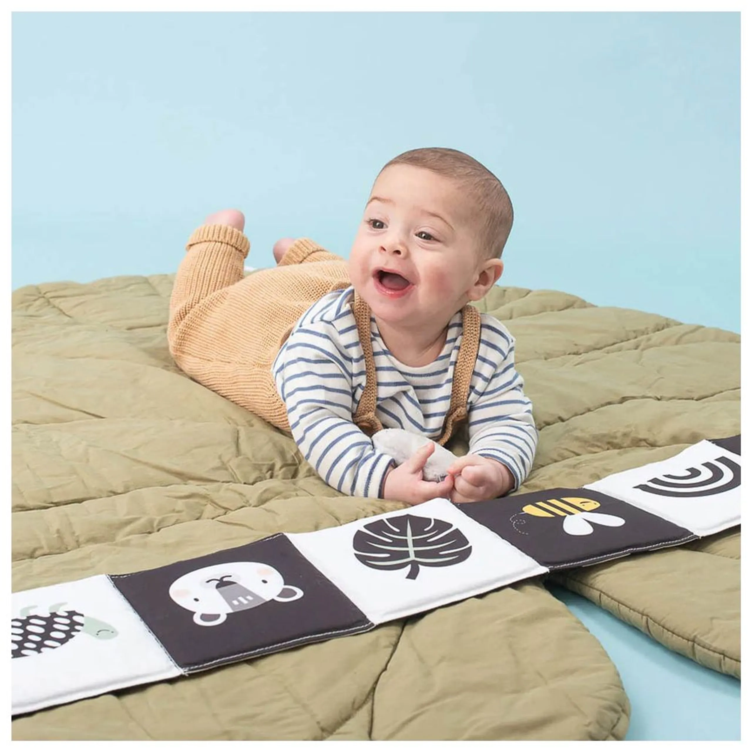 Tummy-time Mirror Polyester Book - 0-36 months