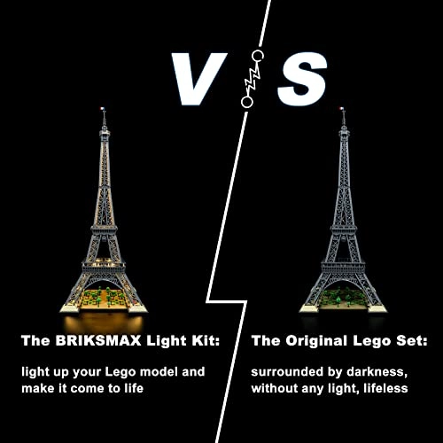 Led Lighting Kit for 10307 Eiffel Tower - Remote-Control Version