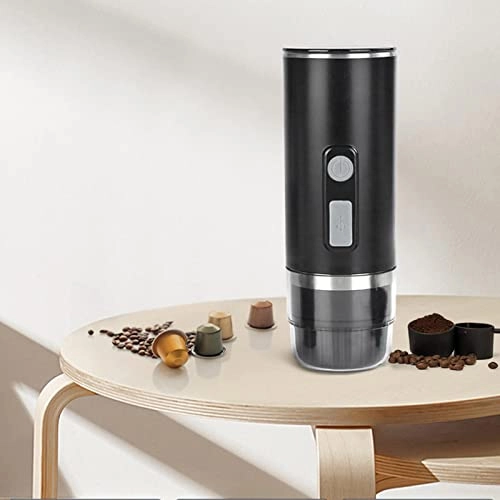 Portable Espresso Machine - 800mAh Battery Compatible Capsules