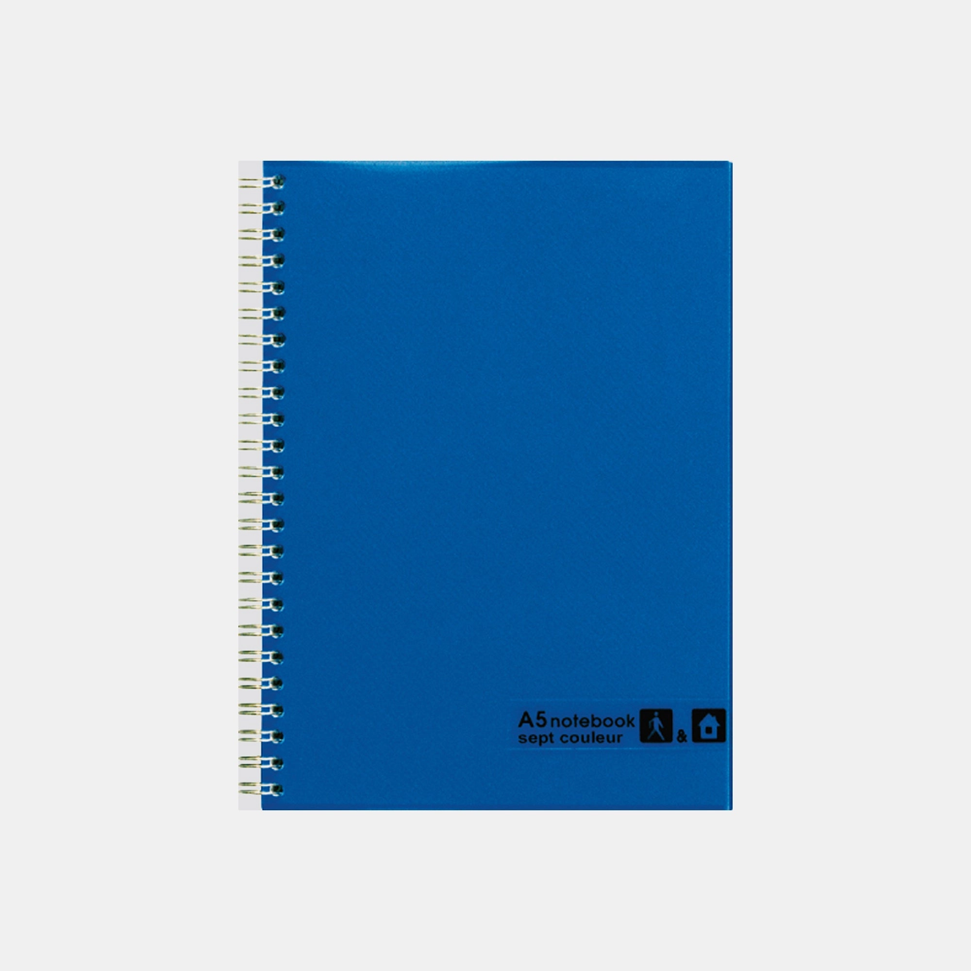 Septcouleur A5 Spiral - Lined 80 Sheets