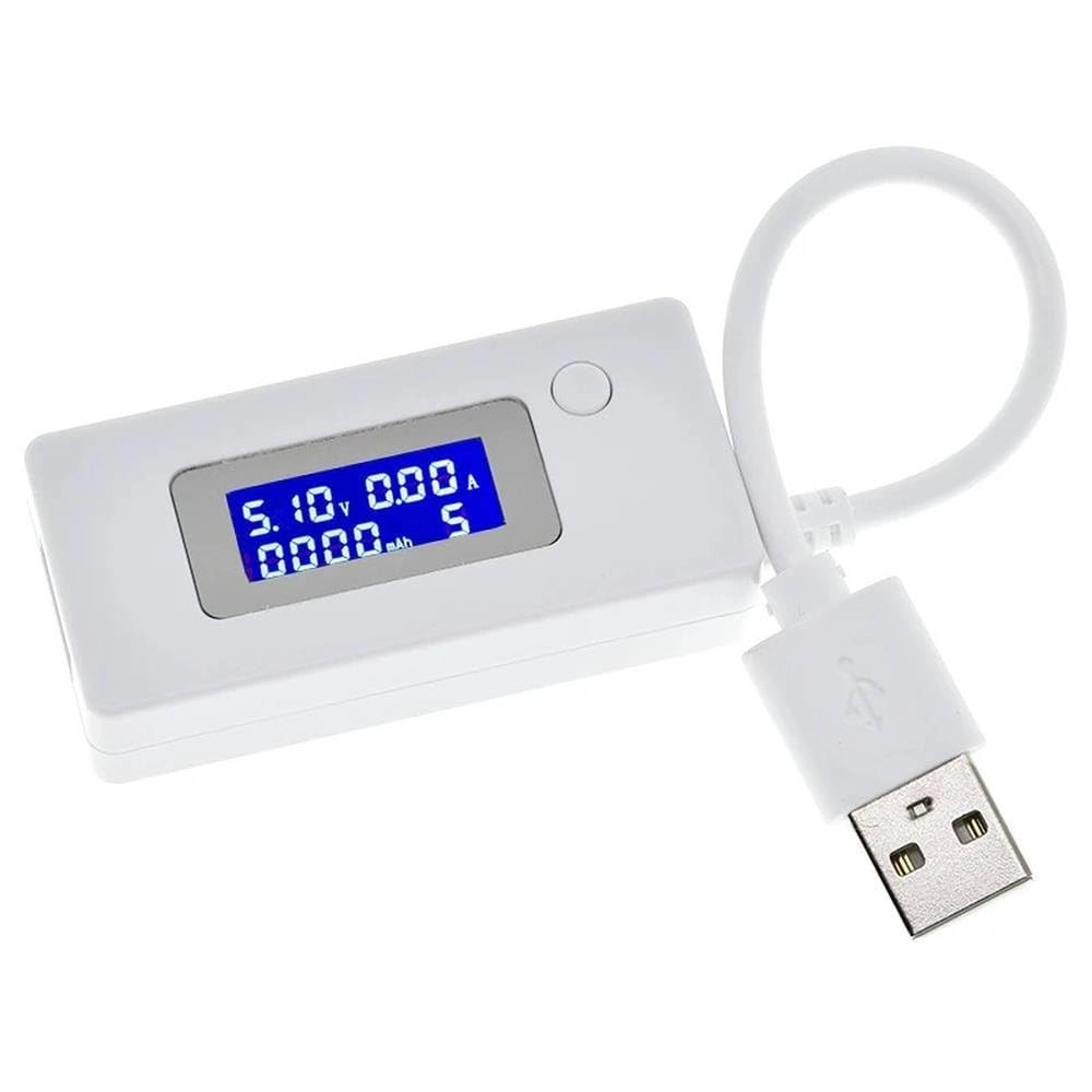 Generic LCD Micro USB Charger Battery Capacity Voltage Current Tester Meter Detector - 2A/1A with Switch