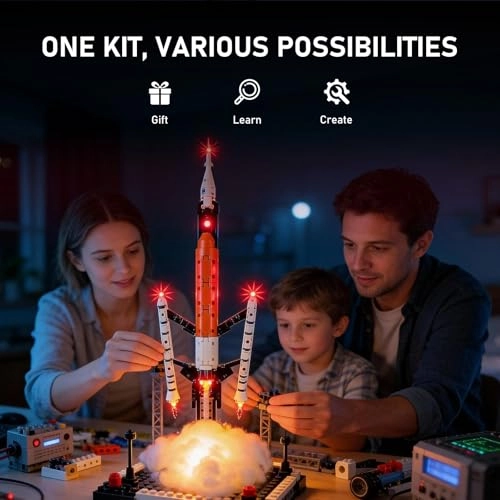 Led Lighting Kit for LEGO SLS NASA Artemis Rocket - Technic