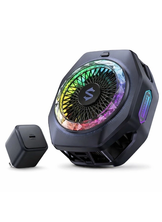 Black Shark 5 Pro Magnetic Phone Cooler - 35W + 45W Fast Charging Adapter