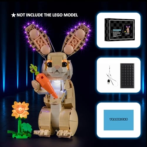 LED Light for LEGO-31162 Creator 3-in-1 The Adorable Rabbit Model Building Blocks