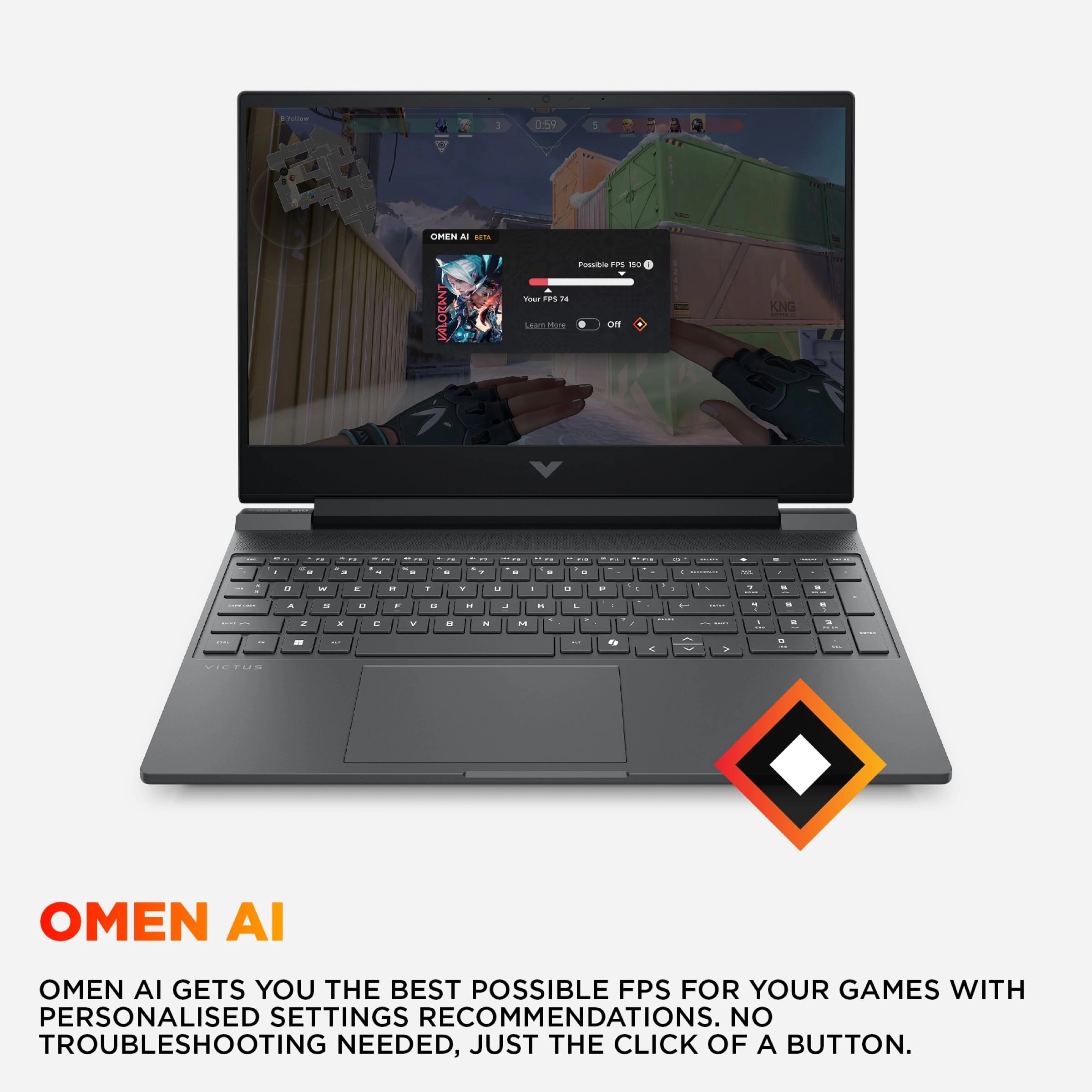 Victus 15 - 15.6'' Ryzen 7-7445H 16GB 512GB SSD