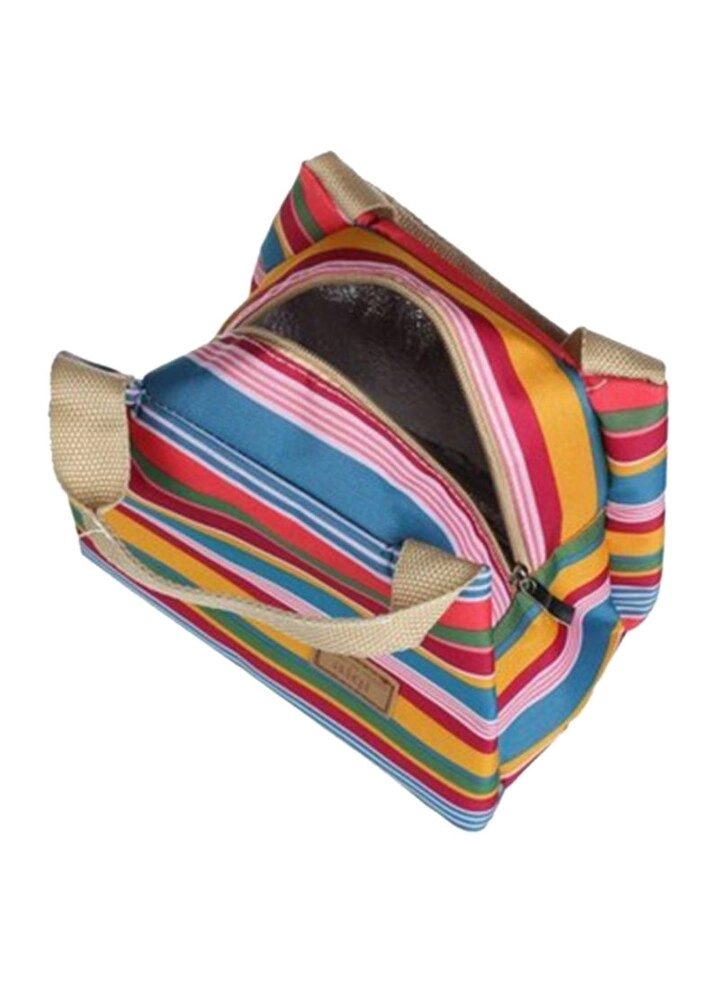 Stripe Thermal Insulated Lunch Bag