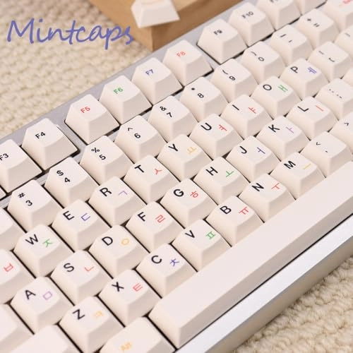 PBT Japanese Gray Keycaps - ANSI/ISO