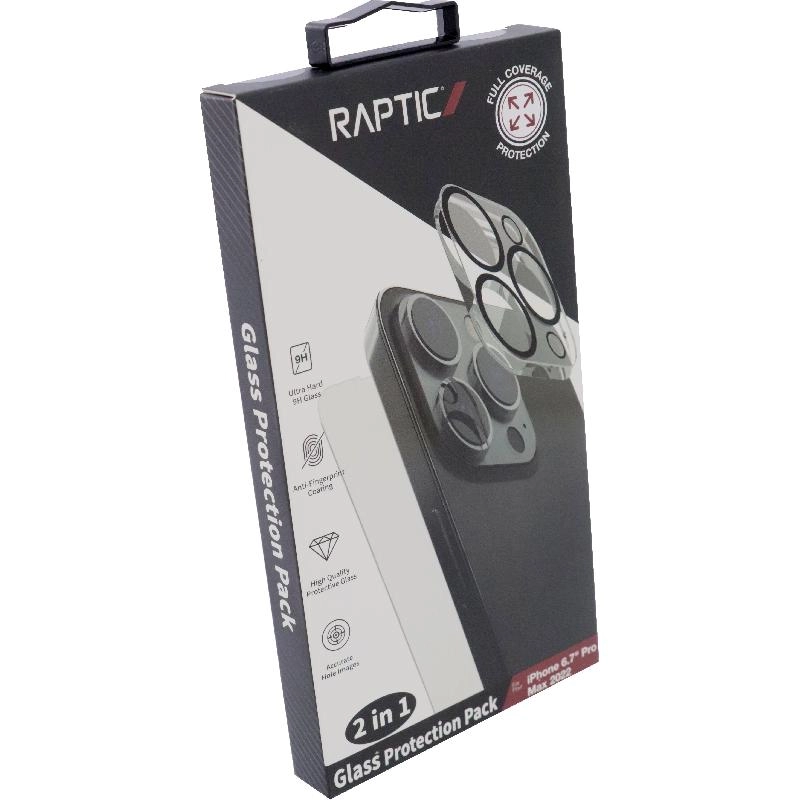 Clear Tempered Glass Screen Protector + Camera Lens Protector for iPhone 14 Pro