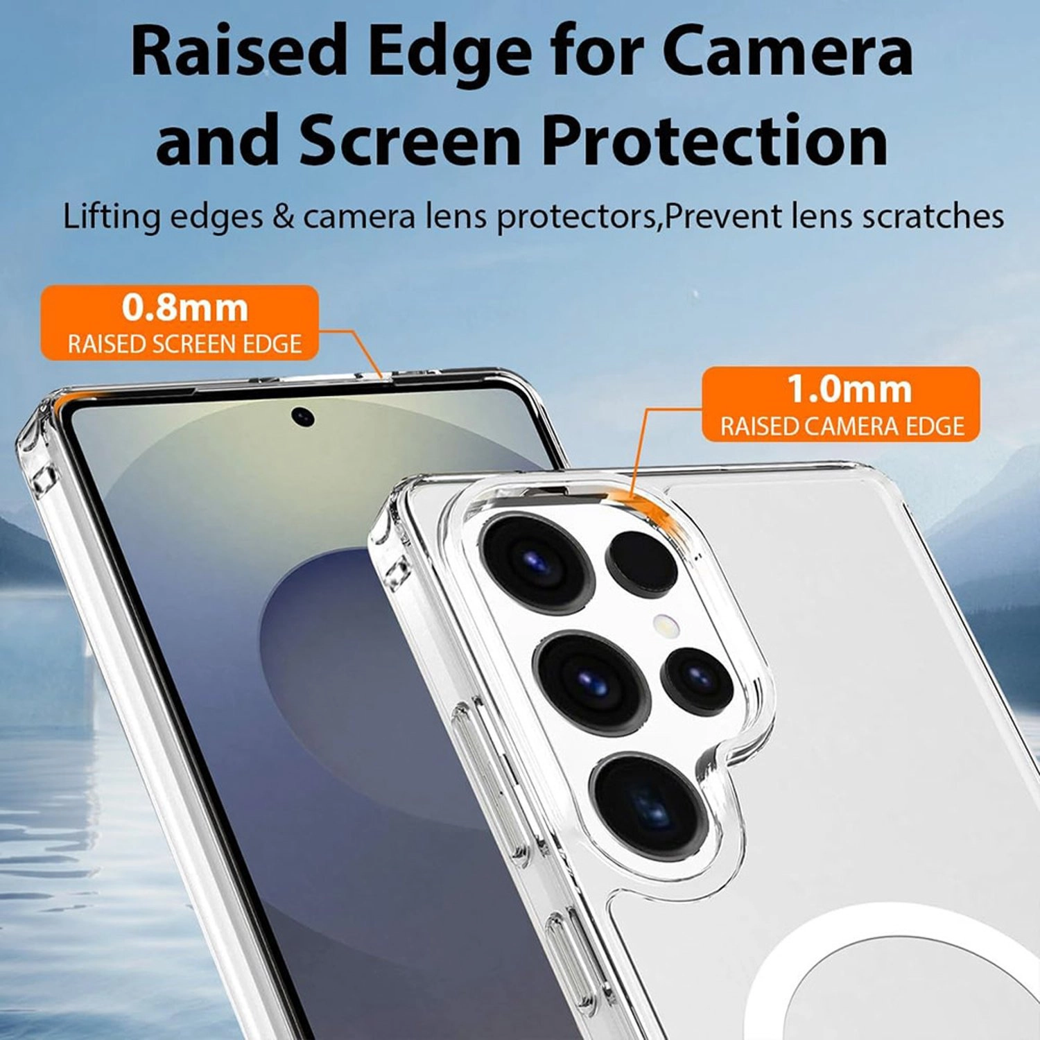 Clear Case with MagSafe for Samsung Galaxy S25 Ultra - Ultra Slim Shockproof