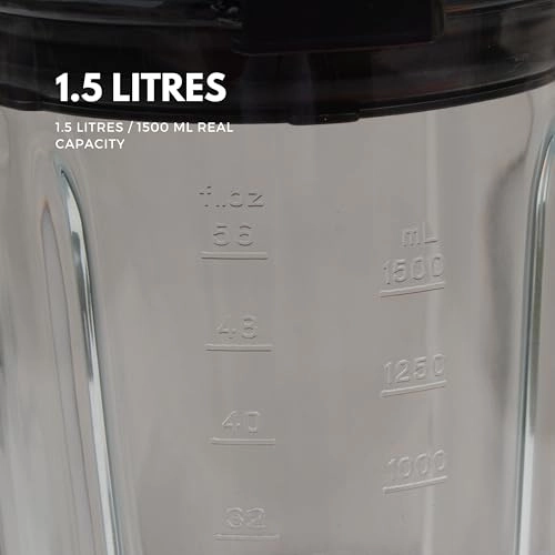 Masterblender Duo - Glass Blender Stainless Steel Dry Grinder Three Speeds with Pulse