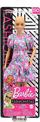Barbie Fashionistas Doll 150 - No Hair Look Floral Dress Ages 3+