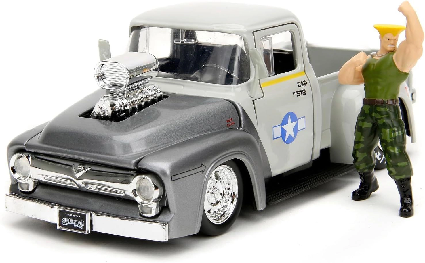 Jada 1956 Ford Pickup + Guile (sim-253255057)